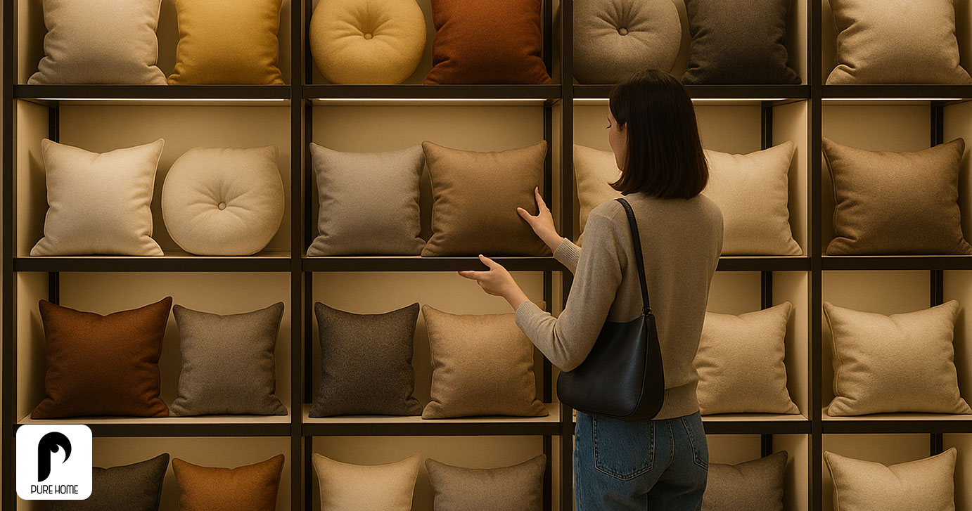 راهنمای خرید کوسن برای مبل ال — اینترنتی یا حضوری؟